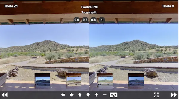 Ricoh Theta V vs Z1 Image Comparison | My360 | Free Virtual